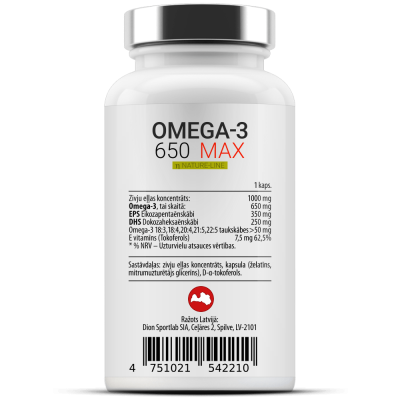 OMEGA-3 650 MAX